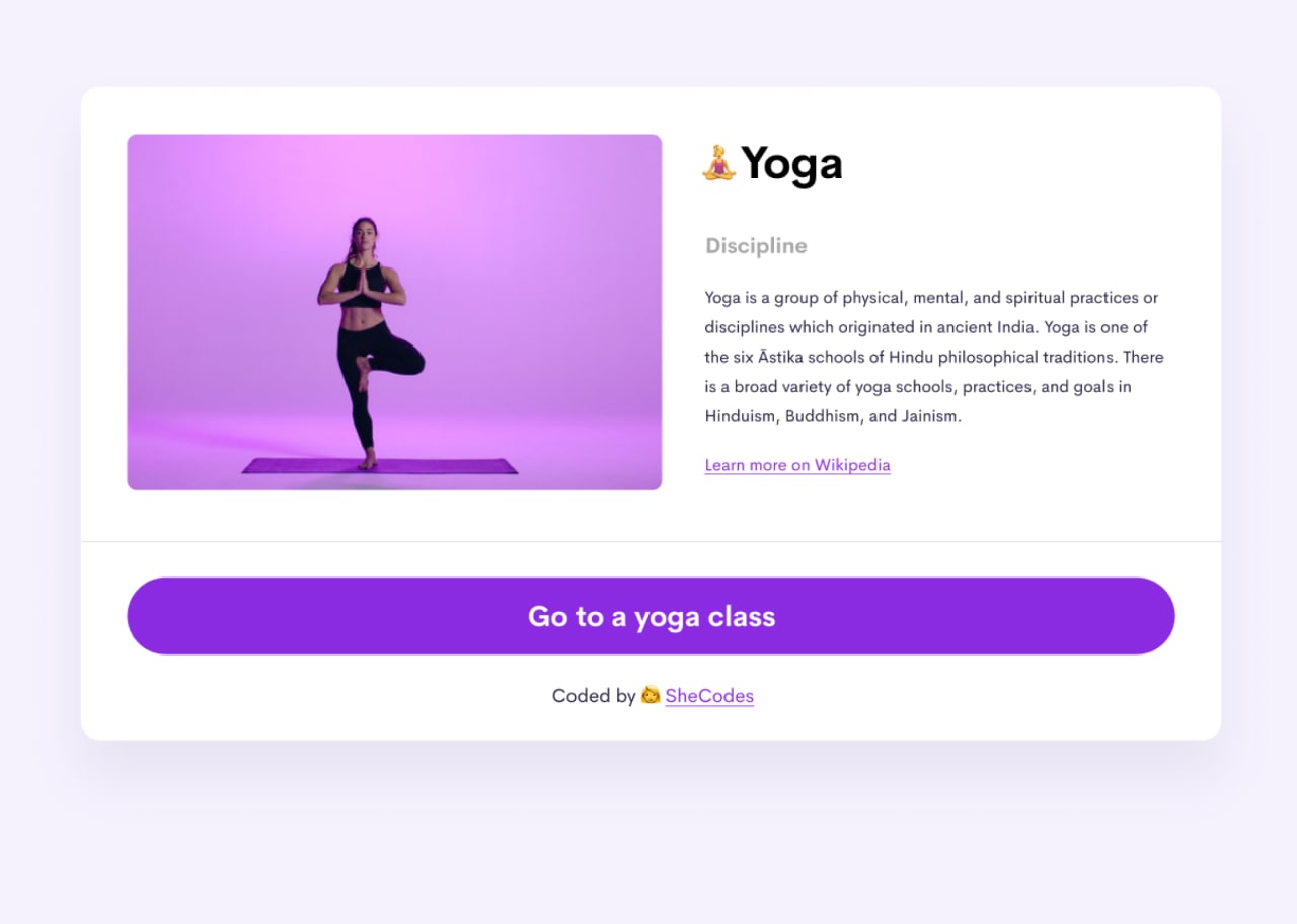 Yogga app